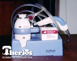 Auri-Flush - urządzenie do płukania uszu. 